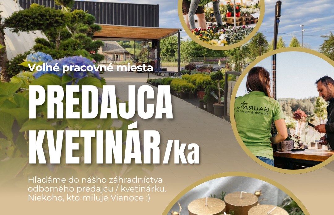 Inzerát kvetinárka