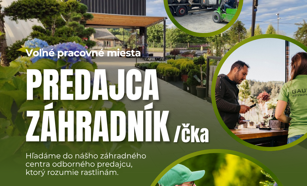 Inzerát záhradník
